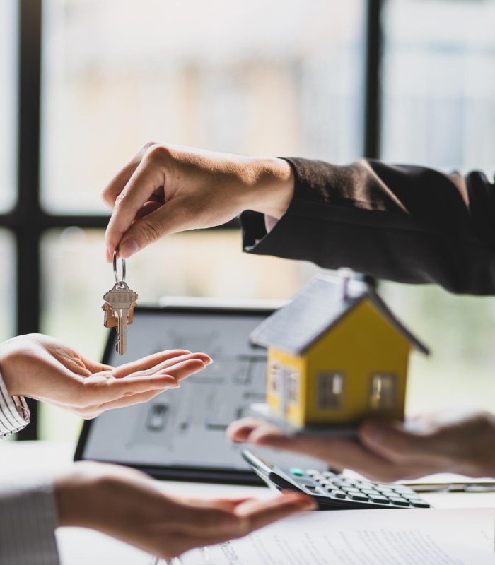 Vente de maison et remise des clés